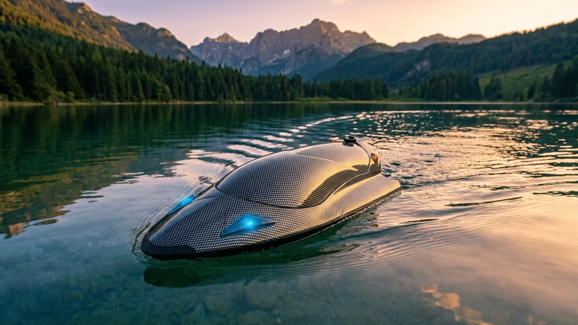 High-speed RC boats racing across open water during expert evaluation testing on lake surface